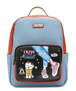 Nikky By Nicole Lee Fashion Backpack NK10734 ENJOY EVERY MOMENT
